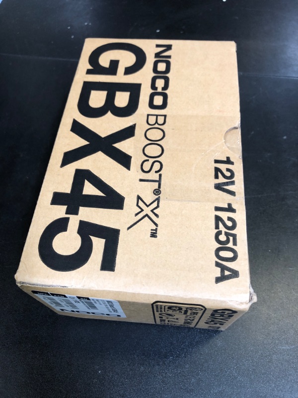 Photo 1 of NOCO Boost X GBX45: 1250A UltraSafe Jump Starter – 12V Lithium Battery Booster Pack, Portable Jump Box, Power Bank & Jumper Cables - for 6.5L Gas and 4.0L Diesel Engines
