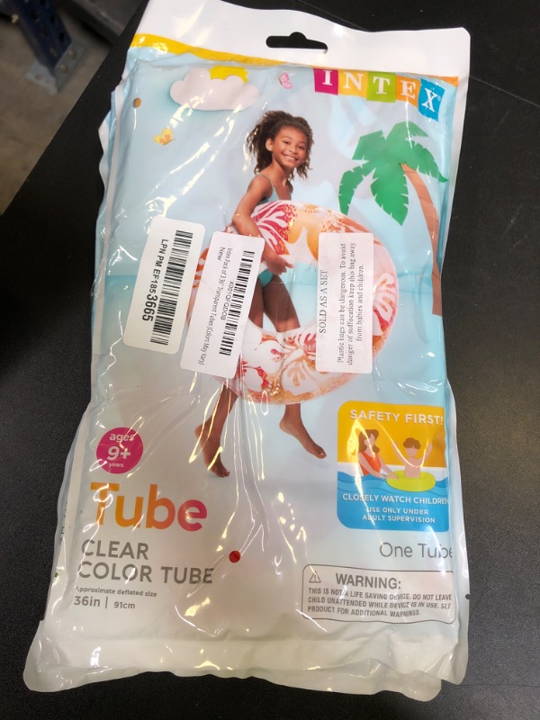 Photo 1 of Intex Pack of 3 36" Transparent Tubes (Colors May Vary)