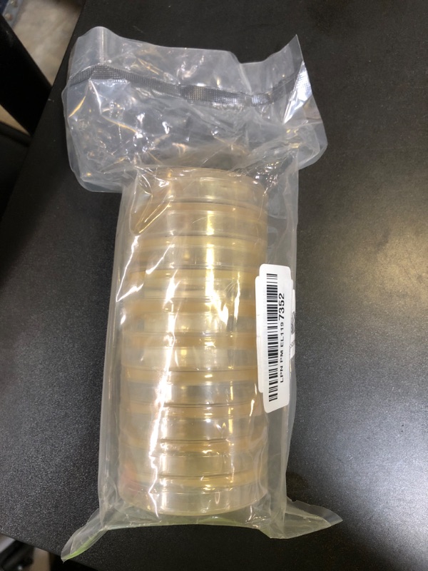 Photo 1 of Baluue 10Pcs Nutrient Agar Petri Dishes Science Project Kit, 70mm Pre-Poured Agar Plates, Laboratory Experiment Prepoured Supplies for Students