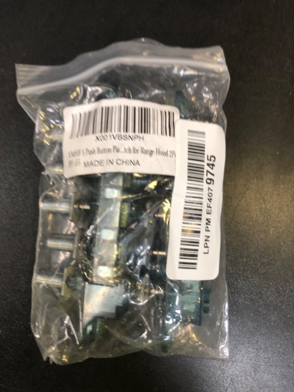 Photo 1 of XMHF 5 Push Button Piano Type AC 250V 4A MQ165 Key Board Switch for Range Hood 2Pcs