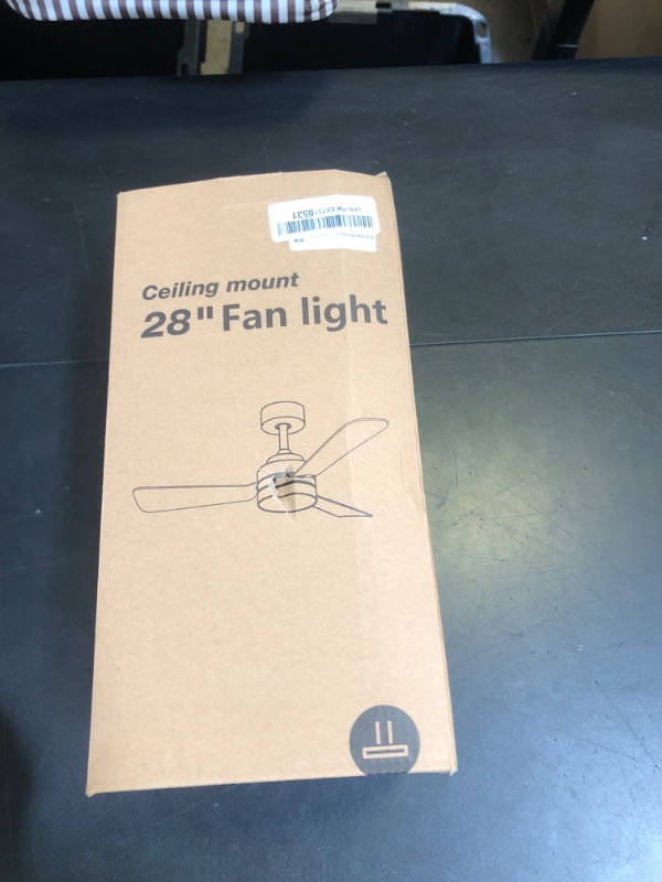 Photo 1 of PBLALA Ceiling Fans with Lights,28" LED Fan Light Hanging with Hook,Hook Type Ceiling Fan,Plug in Ceiling Fan Light,35W,3000-6500k,Remote Control,Portable Fan for Camping Bed,Patios,(White)