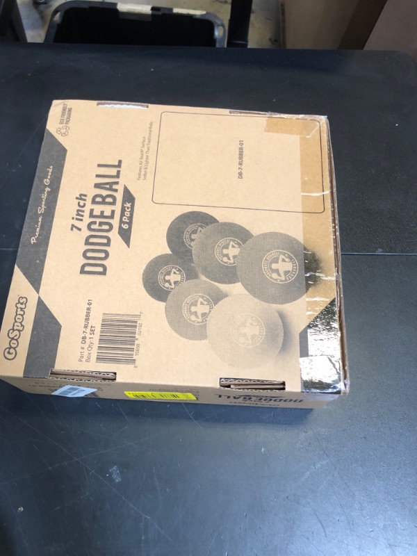 Photo 1 of GoSports Inflatable Dodgeball - No Sting Balls - Includes Ball Pump & Mesh Bag, 6 Count.
