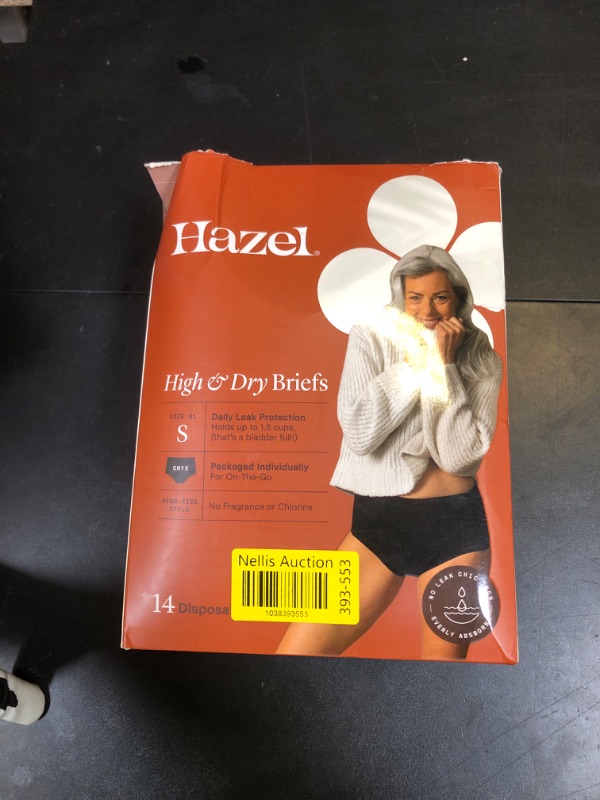 Photo 1 of Hazel Disposable Women’s Underwear, High-Waist Pull-Ups for Postpartum & Incontinence, Small, Ultra-Thin, 14-Count (1-Pack)
