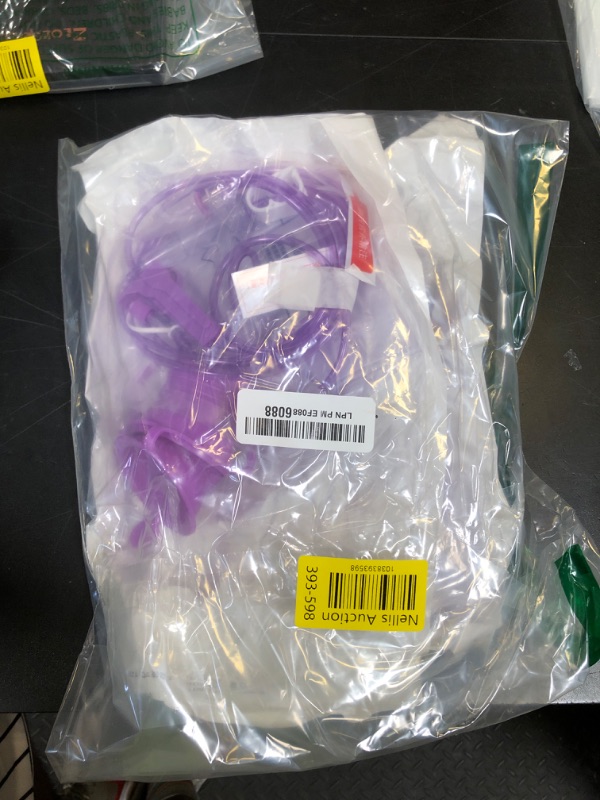 Photo 1 of VWJ Enteral Delivery Gravity Bag Set, 1200ML Gravity Feeding Bag, Disposable Enteral Nutrition Bag, Large Bore - Health Care Aids