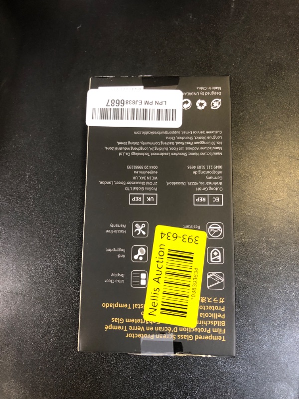 Photo 1 of UNBREAKcable Screen Protector for iPhone X/XS/ 11 Pro, Double Defense Series Shatterproof Tempered Glass [Easy Installation Frame] [99.99% HD Clear] [9H Hardness] for iPhone 5.8 inch - 2 Pack