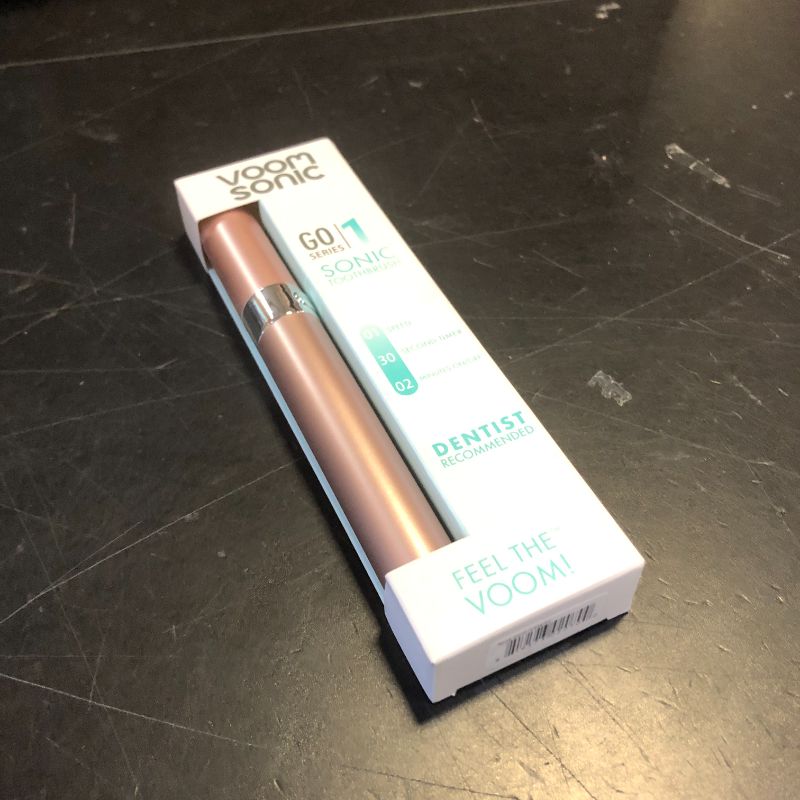 Photo 1 of Voom Sonic Go 1 Series Travel Electric Toothbrush, Travel Toothbrush (Dentist Recommended) - Battery Operated Toothbrush for Adults & Kids, Sonic Toothbrush, Portable w/ 2 Minute Timer
