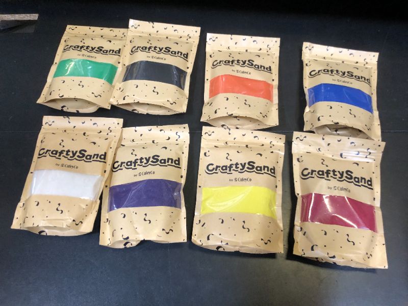 Photo 1 of craft sand 8 pack