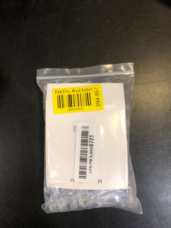 Photo 1 of MEETOOT 150pcs Transparent Plastic Alligator Clip 39mm Shirt Fixing Packing Clip U Shape Plastic Clothespins for Ties Socks Pants Shirts