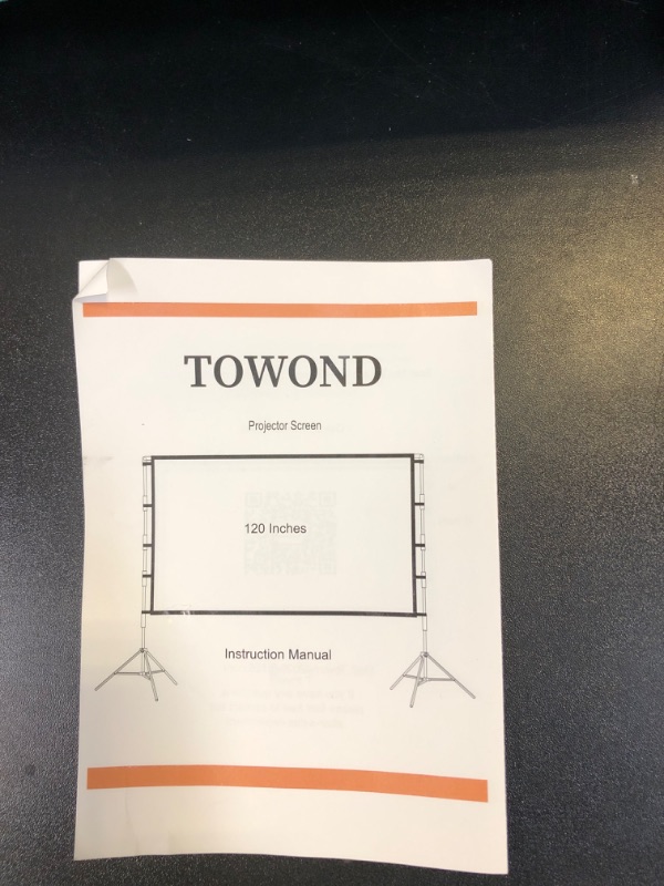 Photo 1 of Projector Screen and Stand, Towond 120 inch
