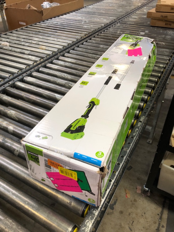 Photo 1 of Greenworks 40V 8-Inch Cordless Polesaw, 2.0Ah Battery and Charger Included PS40B210