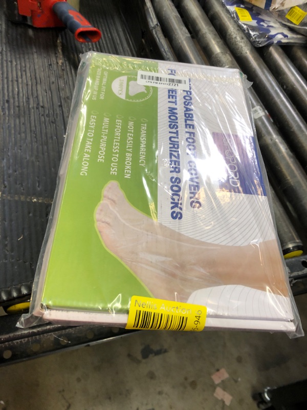 Photo 1 of 300PCS Disposable Foot Covers for Feet Moisturizer Socks - Plastic Foot Covers Extra Large Size for Pedicure, Moisturizing & Paraffin Wax Treatments, Spa Socks Designed for Foot Care