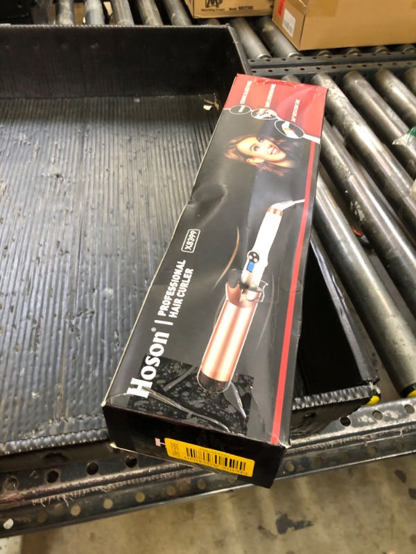 Photo 1 of Hoson 2 Inch Curling Iron Large Barrel, Long Barrel Curling Wand Dual Voltage, Ceramic Tourmaline Coating with LCD Display, Glove Include