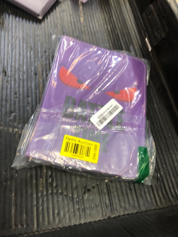 Photo 1 of Lotadilo for Card Binder with 440 Pockets 4 Pocket - Trading Card Collection Album Folder for Men Kids Boys Teens for Sports Cards Game Cards with Zipper Hand Carrying, Purple