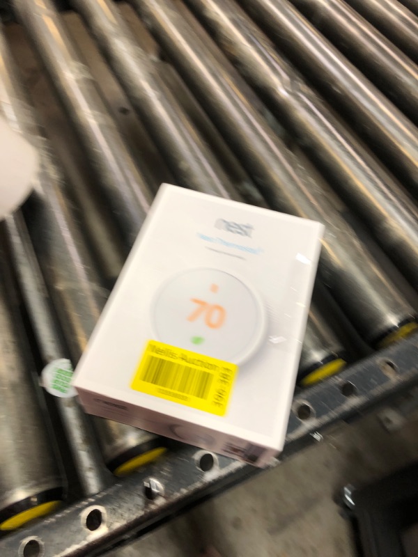 Photo 1 of Nest Thermostat E Programmable Smart Thermostat for Home, App Controlled via Wifi, Programmable, Compatible with Alexa and Google Assistant, Frosted White Color (T4002ES)