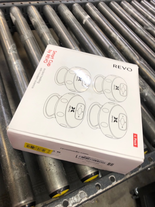 Photo 1 of REVO The Original 4-in-1 Smart Cupping Therapy Massager, Red Light Therapy for Targeted Pain Relief, Knots, Aches, Muscle Soreness, Circulation & Tighter Skin, Portable Cupping Kit (Four Pack)