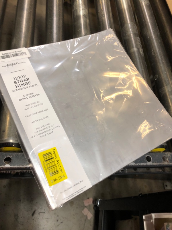 Photo 1 of Strap Hinge Slip-On Album Refill Sleeves - 12 x 12 Inches - 20 Pieces