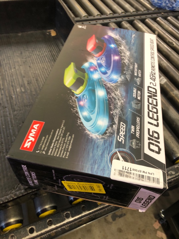 Photo 1 of SYMA RC Boats 2 Pack for Kids 8-12, Remote Control Boat for Pool with LED Lights, 40 Mins Playtime (2 Batteries) & One-Key Water Spray, Summer Gifts Toys for Boys and Girls