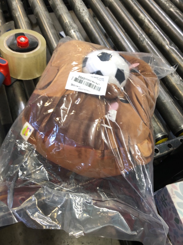 Photo 1 of Onsoyours Original Bear Plush with Soccer Ball, Cute 14 inch Sport Brown Bear Stuffed Animal, Ultra Soft Collectible Hugging Gift Plush Toy