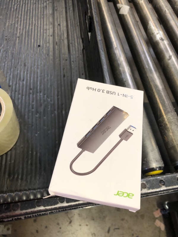 Photo 1 of Acer USB Hub 4 Ports, Multiple USB 3.0 Hub, USBA Splitter for Laptop with Type C Power Port, Extender for A Port Laptop, PC, Desktop and More (2ft)