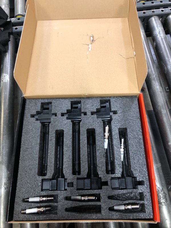 Photo 1 of A-Premium Set of 6 Ignition Coil Pack and Iridium Spark Plugs Compatible with Nissan Maxima 1995-1999 & Infiniti I30 1996-1997 3.0L