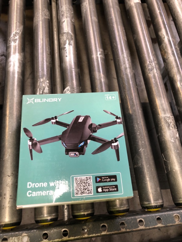 Photo 1 of Drone with Camera, 2K HD FPV Drone with Brushless Motor, Altitude Hold, Gesture Selfie, One Key Take Off/Landing, 3D Flips, Waypoint Fly, 2 Batteries, Foldable Mini Drones for Kids and Beginners