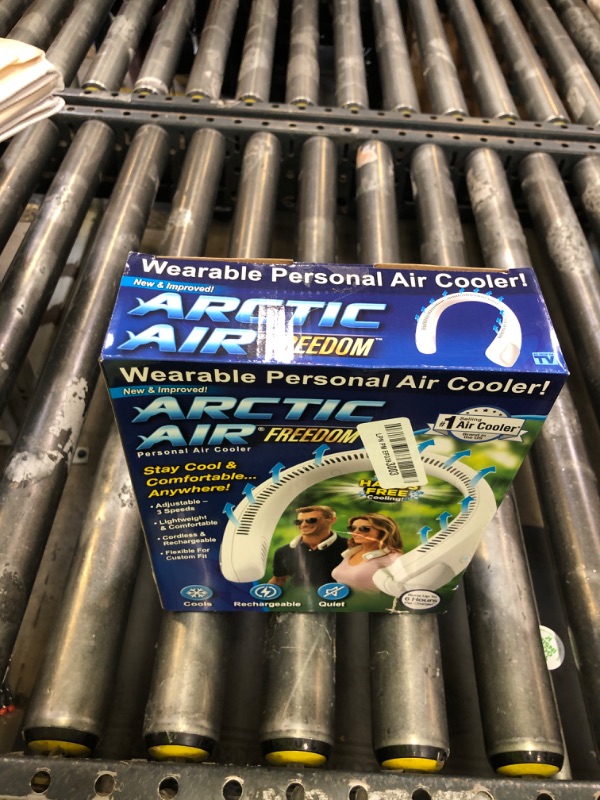 Photo 1 of Arctic Air Freedom Personal Air Cooler - Portable 3-Speed Neck Fan, Hands-Free Wearable Design, Lightweight, Cordless And Rechargeable