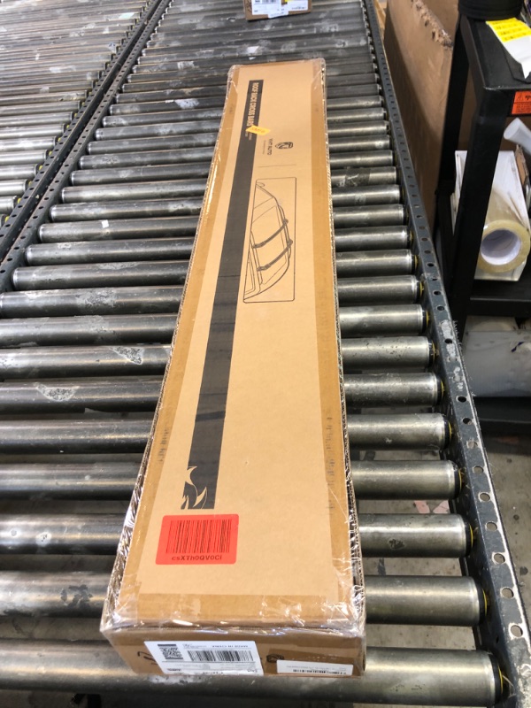 Photo 1 of YHTAUTO 165LBS Upgraded Universal Roof Rack Cross Bars for Roof Width Less Than 51.2" with 3 Pair of Mounting Clamps - Fit Vehicle W/Naked Roof - T6063 Aluminum Window Frame CrossBars Anti-Rust