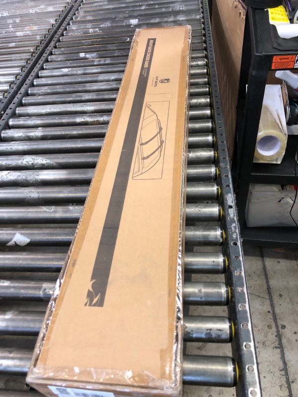 Photo 1 of YHTAUTO 165LBS Upgraded Universal Roof Rack Cross Bars for Roof Width Less Than 51.2" with 3 Pair of Mounting Clamps - Fit Vehicle W/Naked Roof - T6063 Aluminum Window Frame CrossBars Anti-Rust