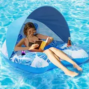 Photo 1 of KIZJORYA ?Upgraded? Pool Floats Adult with Canopy XL Inflatable Pool Floaties for Adul...