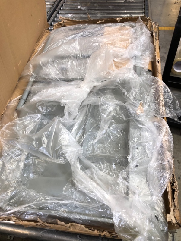 Photo 1 of VEVOR Platform Truck, 2000 lbs Capacity Steel Flatbed Cart, 47" Length x 24" Width x 32" Height Flat Dolly, Hand Trucks with 5" Nylon Casters, Heavy-Duty Utility Push Carts for Luggage Moving
