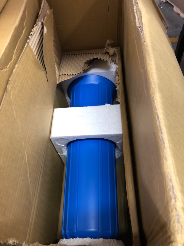 Photo 1 of iSpring Anti-Scale Whole House Water Filter System w/Sediment, Polyphosphate, and Carbon Block Water Filters, 3-Stage Water Descaler and Water Filter, Model: WGB32B-DS