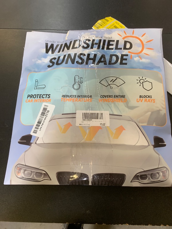 Photo 1 of Custom Fit Infiniti Q50 Windshield Sunshade for 2014-2024 2025 Q50 for Infiniti Front Window Shades Cover for Windshield Sun Visor Protector 210T Reflector Blocks UV Rays Cooler Car Accessories