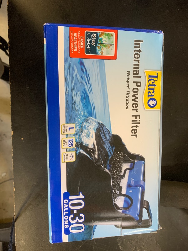 Photo 1 of Tetra Whisper Internal Filter 10 To 30 Gallons, For aquariums, In-Tank Filtration With Air Pump