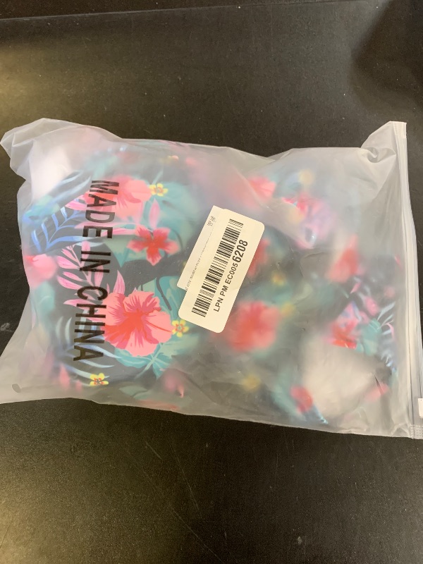 Photo 1 of Big Girls One Piece Swimsuits Halter Bathing Suits Summer Dark Floral Swimwear Size 16