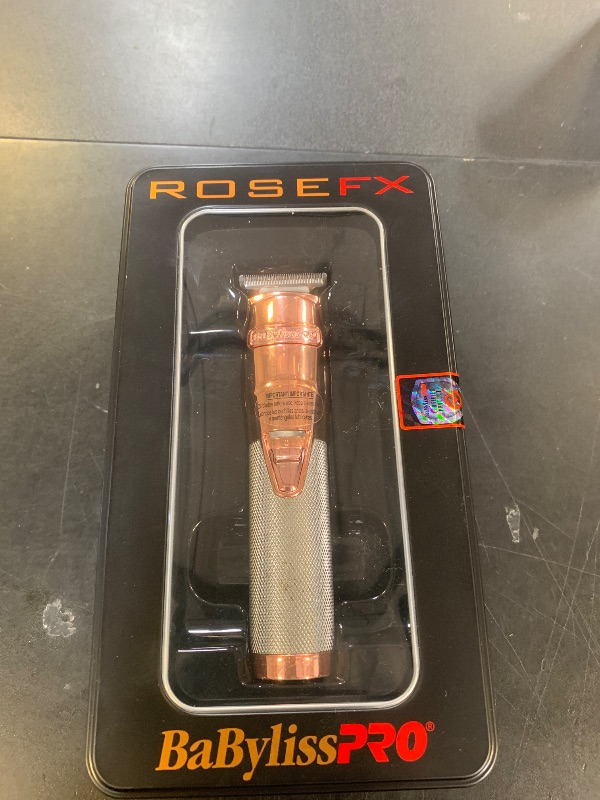 Photo 1 of BaBylissPRO Barberology Hair Trimmer for Men FX788RG ROSEFX Professional Lithium Trimmer
