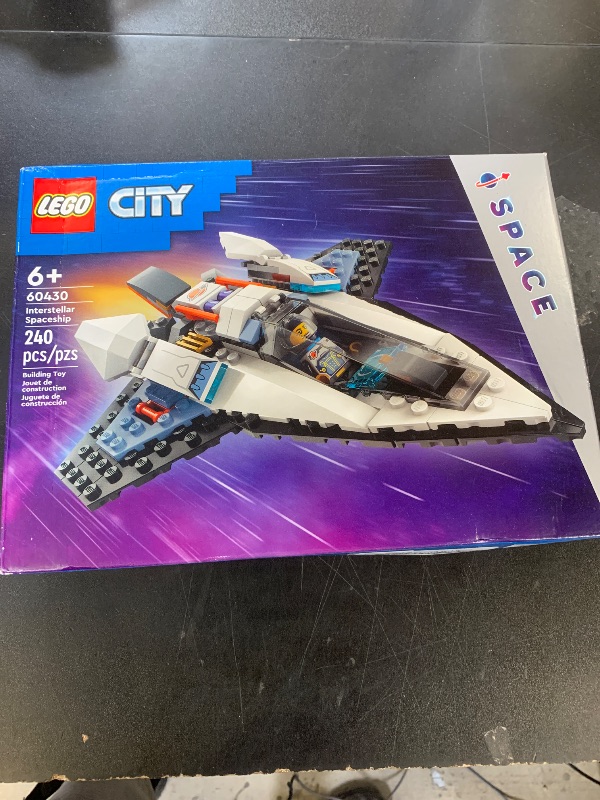 Photo 1 of LEGO City Interstellar Spaceship Toy for Kids, Creative Play Space Toy, Building Set with Spacecraft Model, Drone, and Astronaut Figure, Building Toy for Boys, Girls and Kids Ages 6 and Up, 60430