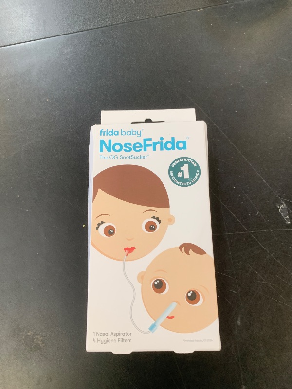 Photo 1 of Frida Baby NoseFrida SnotSucker for Baby, Nasal Aspirator for Baby, Nose Sucker Nasal Aspirator for Allergy Relief + Congestion Relief, FSA/HSA Eligible