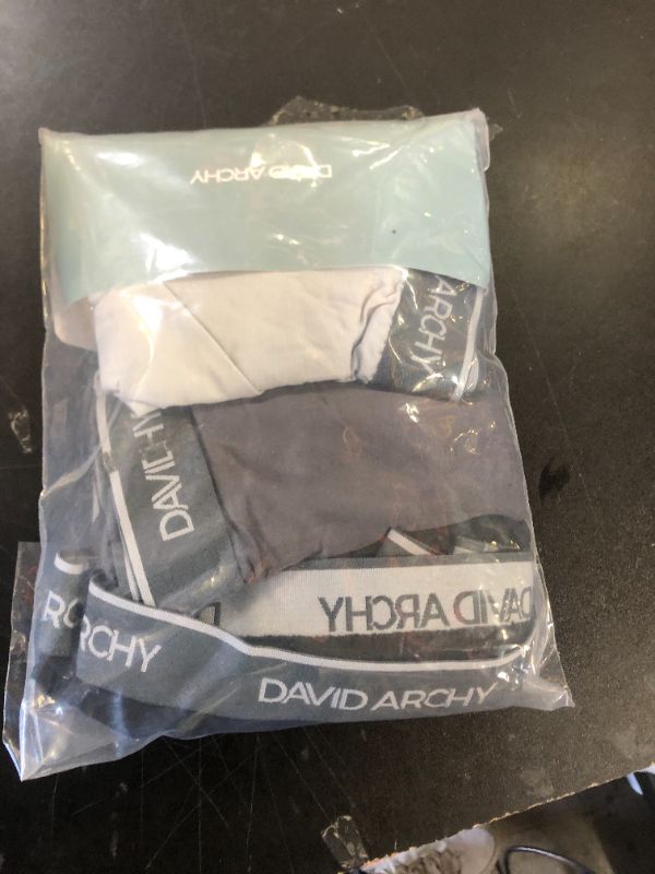 Photo 1 of DAVID ARCHY Mens Trunks Underwear Soft Breathable Rayon Made from Bamboo Trunk No Fly Pouch 4-Pack L 2.5''
