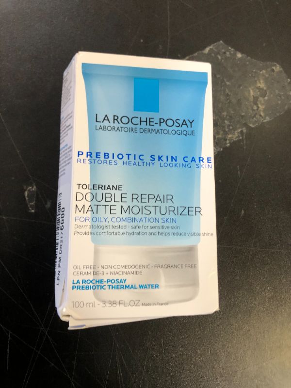 Photo 1 of La Roche-Posay Toleriane Double Repair Matte Face Moisturizer, Daily Moisturizer For Oily Skin With Ceramide And Niacinamide For All Skin Tones, Oil Free, Non-Comedogenic