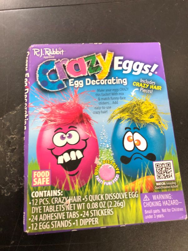 Photo 1 of Fun World R.J. Rabbit Easter Unlimited Crazy Eggs Coloring Kit