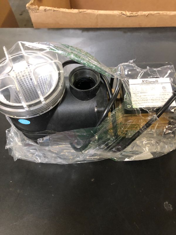 Photo 1 of XtremepowerUS 3/4HP 2400GPH High Flow Pond DIY Self Priming for Above Ground Swimming Pool Pump w/Strainer Basket 1.5" NPT