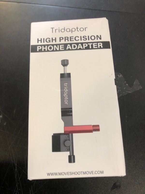 Photo 1 of tridaptor - Universal Phone Scope Digiscoping Adapter|High-Precision XYZ Metal Telescope Mount 3-Axis Smartphone Holder for Spotting Scope Monocular Binos|Fits All Cell Phone Camera/Max 2.4" Eyepiece