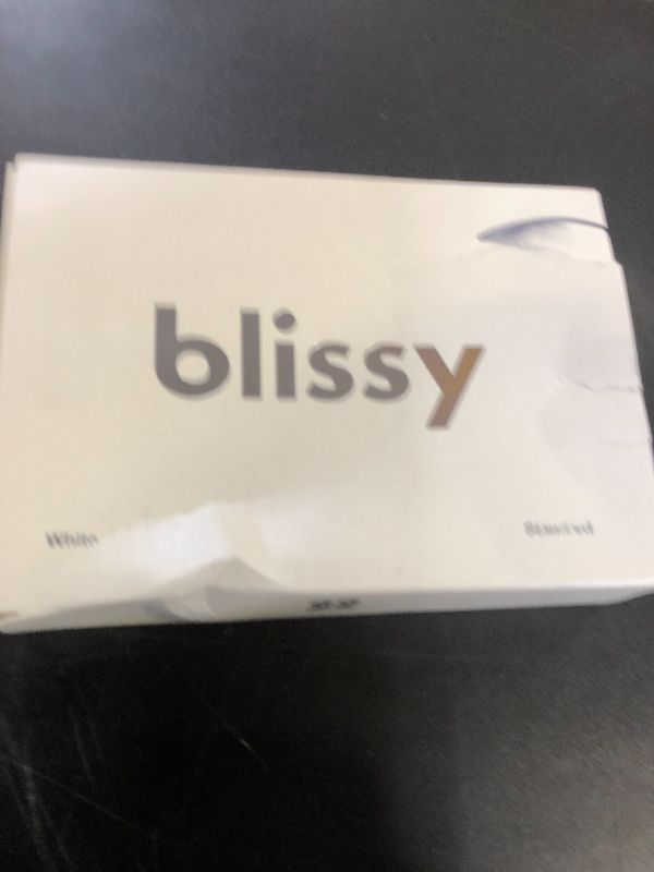 Photo 1 of Blissy Silk Pillowcase - 100% Pure Mulberry Silk - 22 Momme 6A High-Grade Fibers - Pillow Cover for Hair & Skin - Regular, Queen & King with Hidden Zipper (Standard,Blissy White)