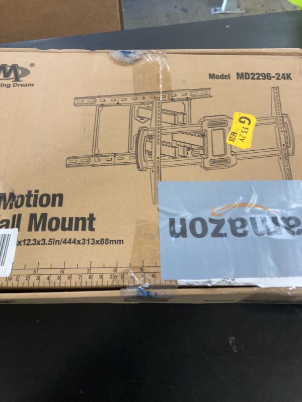Photo 1 of Mounting Dream TV Wall Mounts Bracket for Most 42-84 Inch TVs, UL Listed Premium TV Mount Full Motion with Articulating Arms, Max VESA 600x400mm and 100LBS, Fits 16", 18", 24" Studs, MD2296-24K
