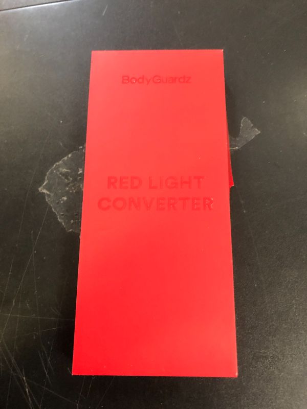 Photo 1 of BodyGuardz Red Light Converter Compatible with iPhone 15 Pro Screen Protector - Extreme Impact Protection With Red Light Conversion - Easy Install - 9H Hardness - Case Friendly