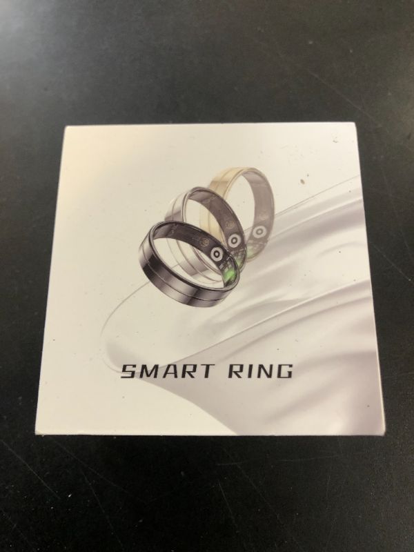 Photo 1 of Smart Ring for Men Women Ultra Thin Fitness Ring Heart Rate Monitor Sleep Ring Health Tracker Pedometer Step Counter Smart Rings for Android & iOS