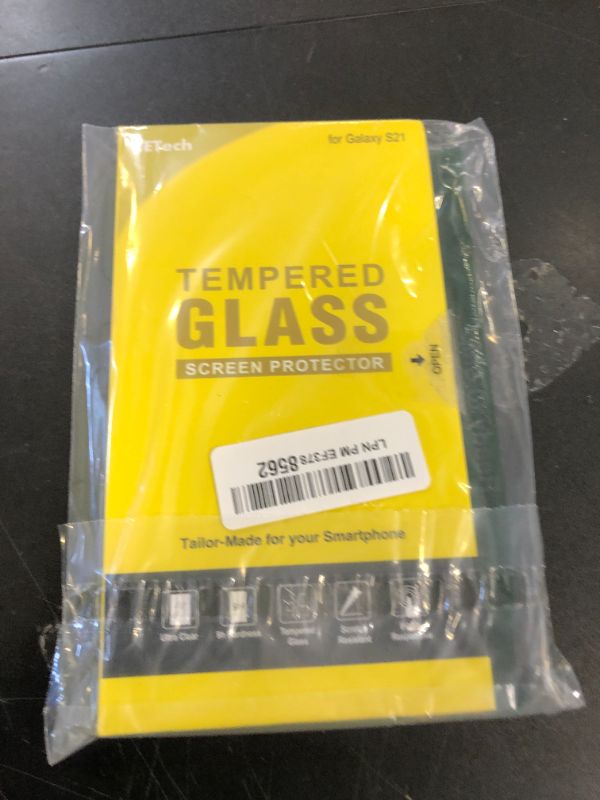 Photo 1 of JETech Screen Protector for Samsung Galaxy S21 6.2-Inch with Camera Lens Protector, Easy Installation Tool, Tempered Glass Film, HD Clear, 2-Pack Each