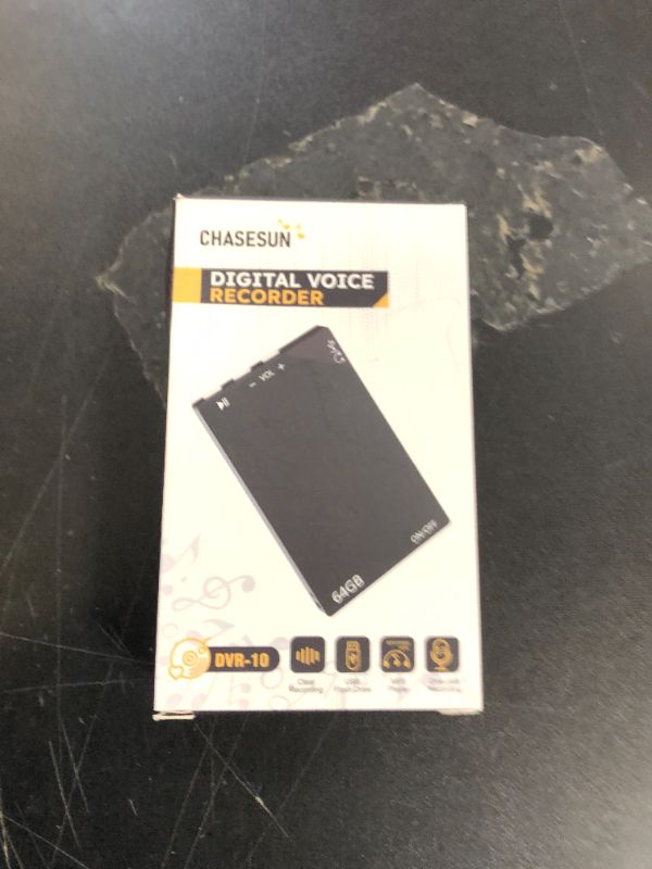 Photo 1 of 64GB Digital Voice Recorder Voice Activated Recorder for Lectures Meetings - 768 Hours Sound Audio Recorder Dictaphone Recording Device with Playback