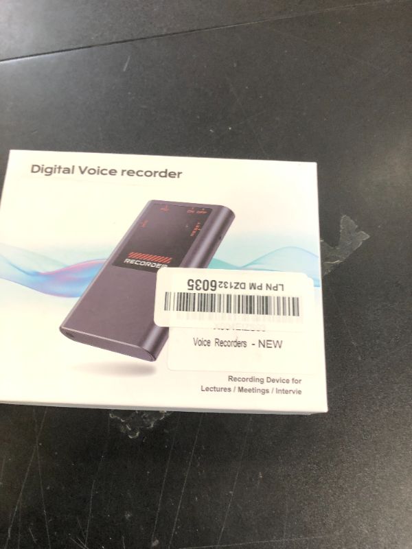 Photo 1 of 64GB Digital Voice Recorder Voice Activated Recorder for Lectures Meetings - 768 Hours Sound Audio Recorder Dictaphone Recording Device with Playback
