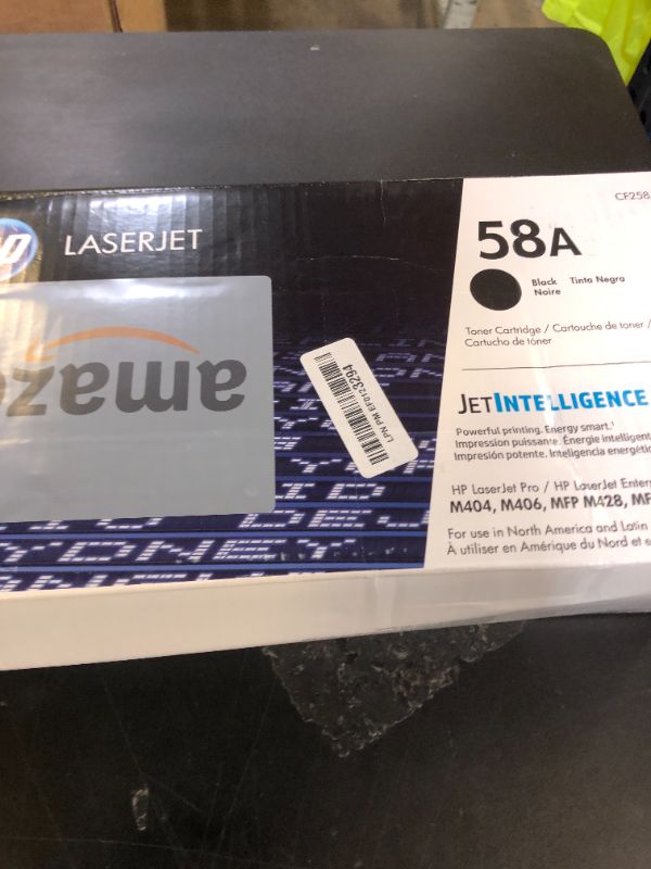 Photo 1 of HP 58A Black Toner Cartridge | Works with HP LaserJet Enterprise M406 Series, MFP M430 Series, Pro M404 Series, M428 Series | CF258A